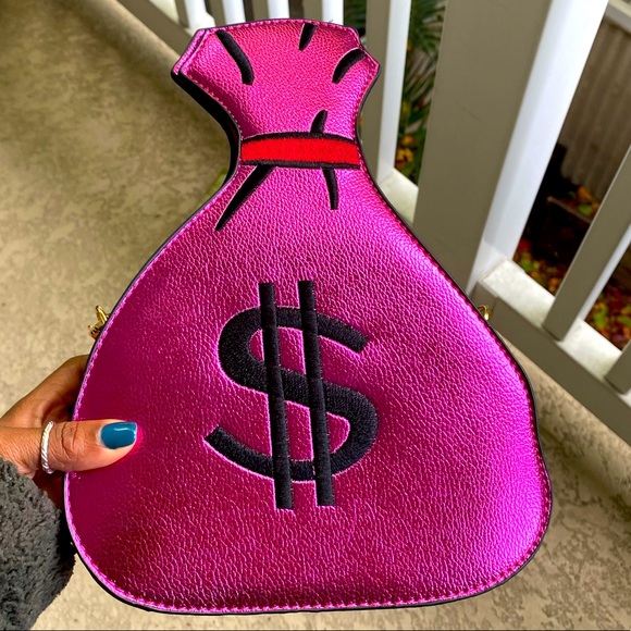 Pink Money Bag - Picture 2 of 3